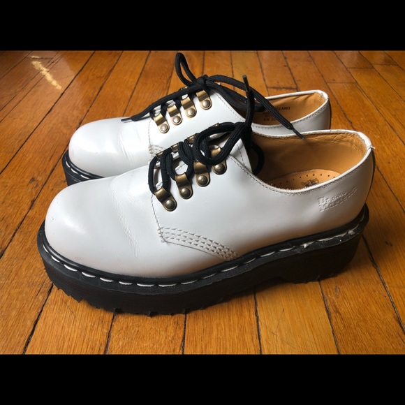 Dr. Martens Shoes - Doc Martens White Oxford Shoes